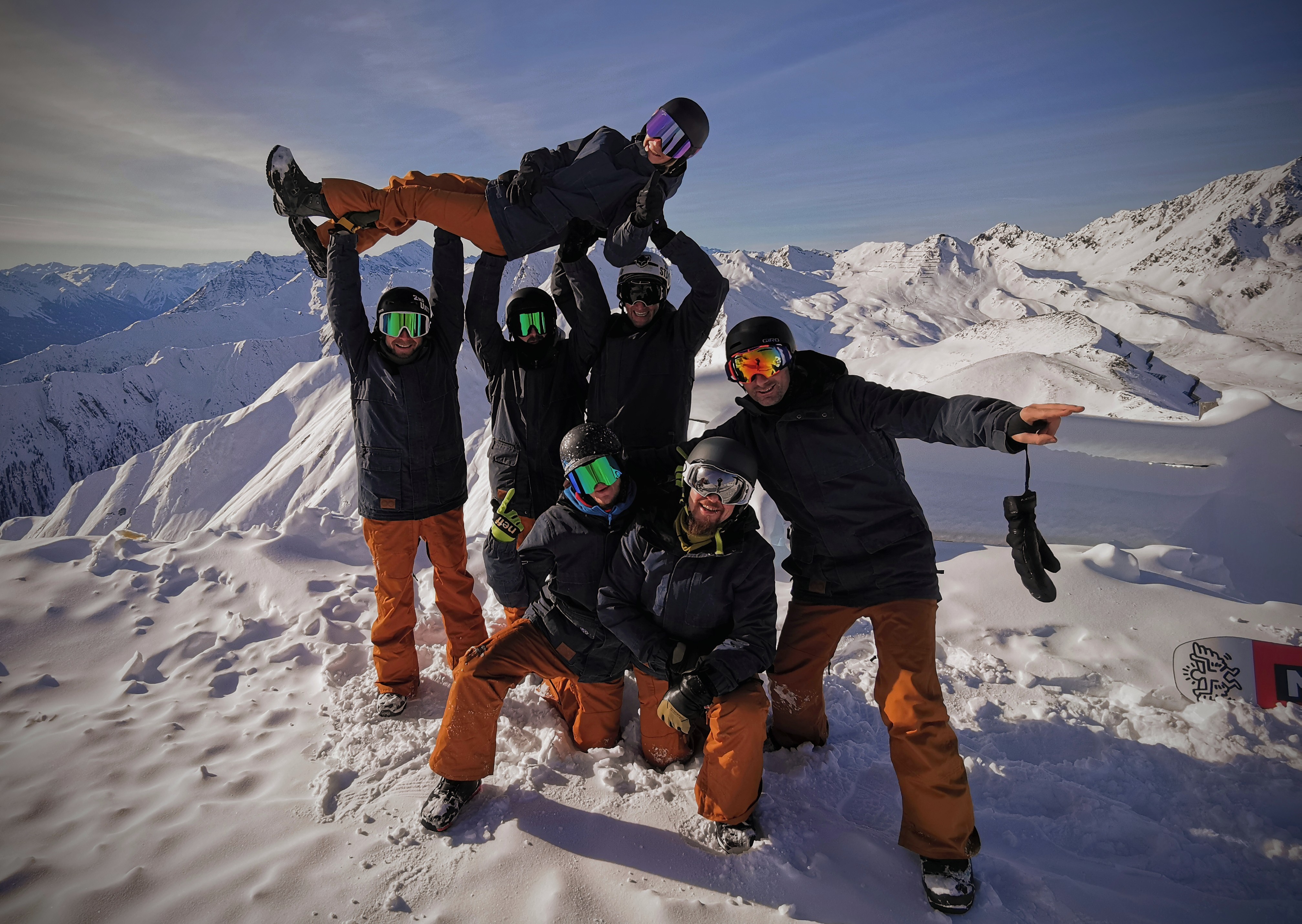 Snowboard Gruppenbild